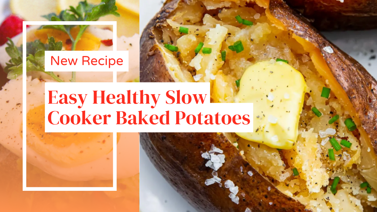 Slow Cooker Baked Potatoes