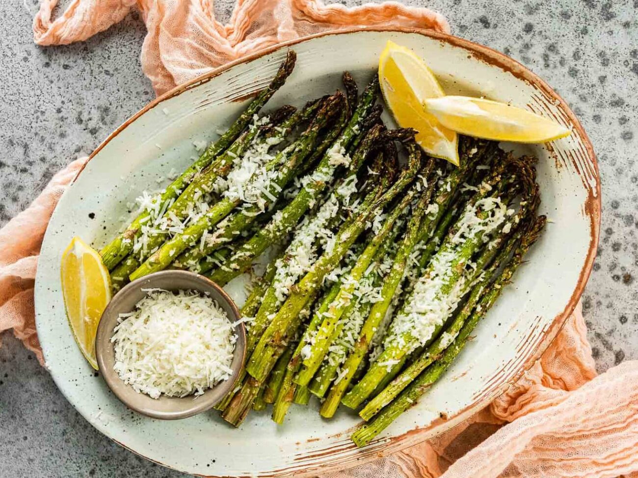 Air Fryer Roasted Asparagus
