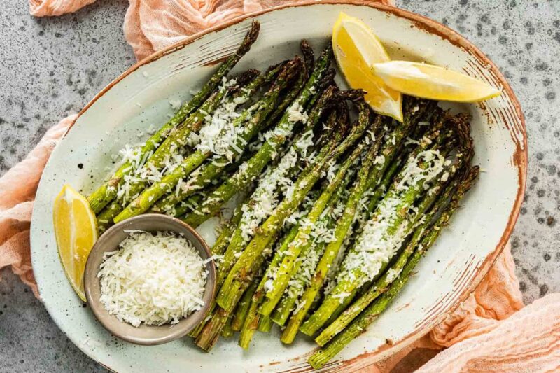Air Fryer Roasted Asparagus in Just 8 Minutes! – A Game-Changing Healthy Side!