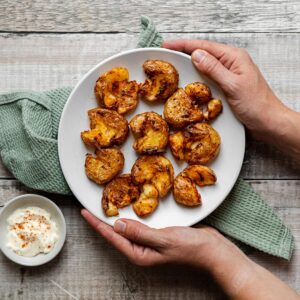 Air Fryer Smashed Potatoes