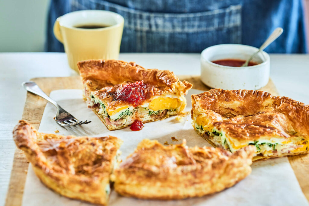 Air Fryer Bacon and Eggs