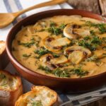 Creamy Hungarian Mushroom Soup