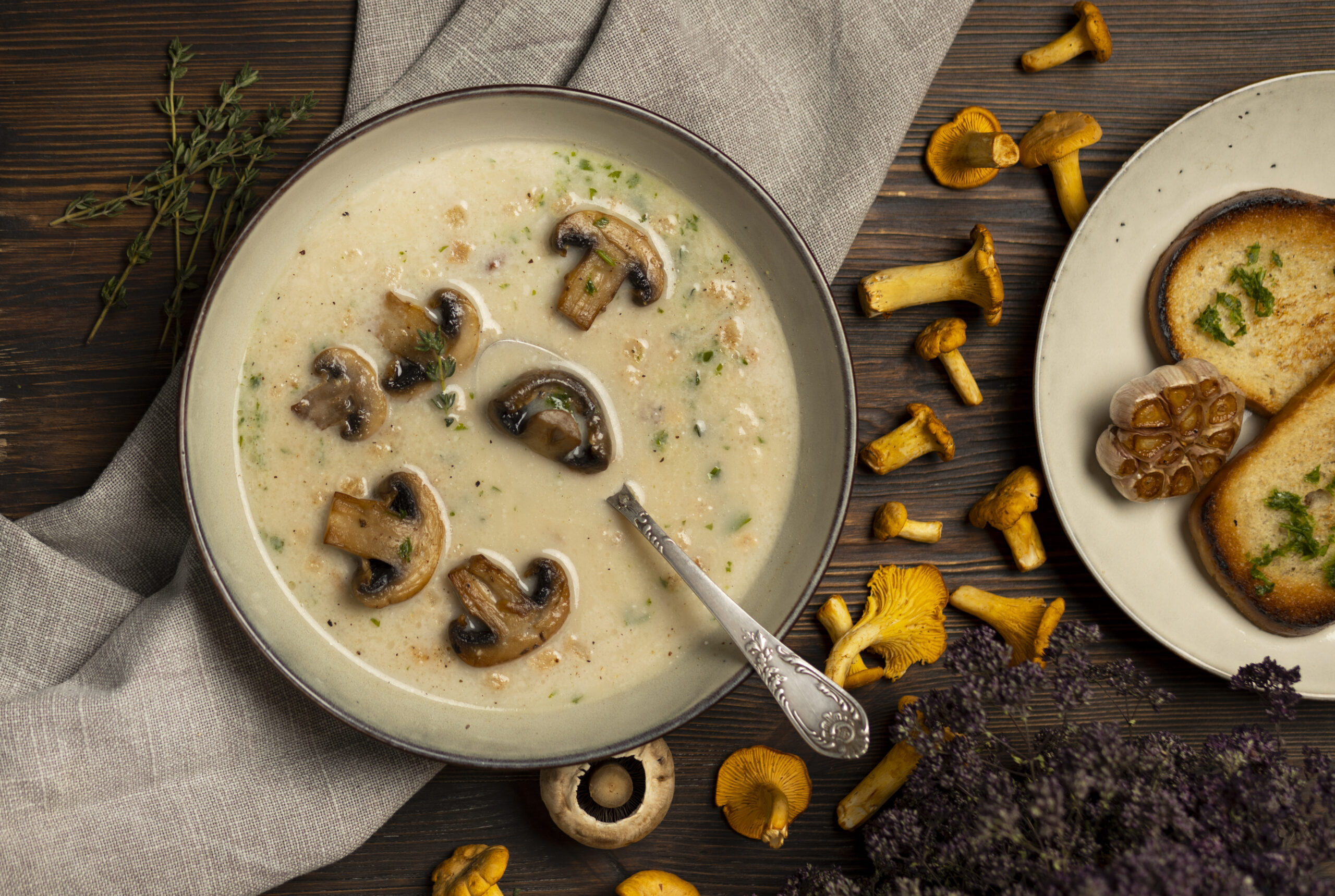 Creamy Hungarian Mushroom Soup