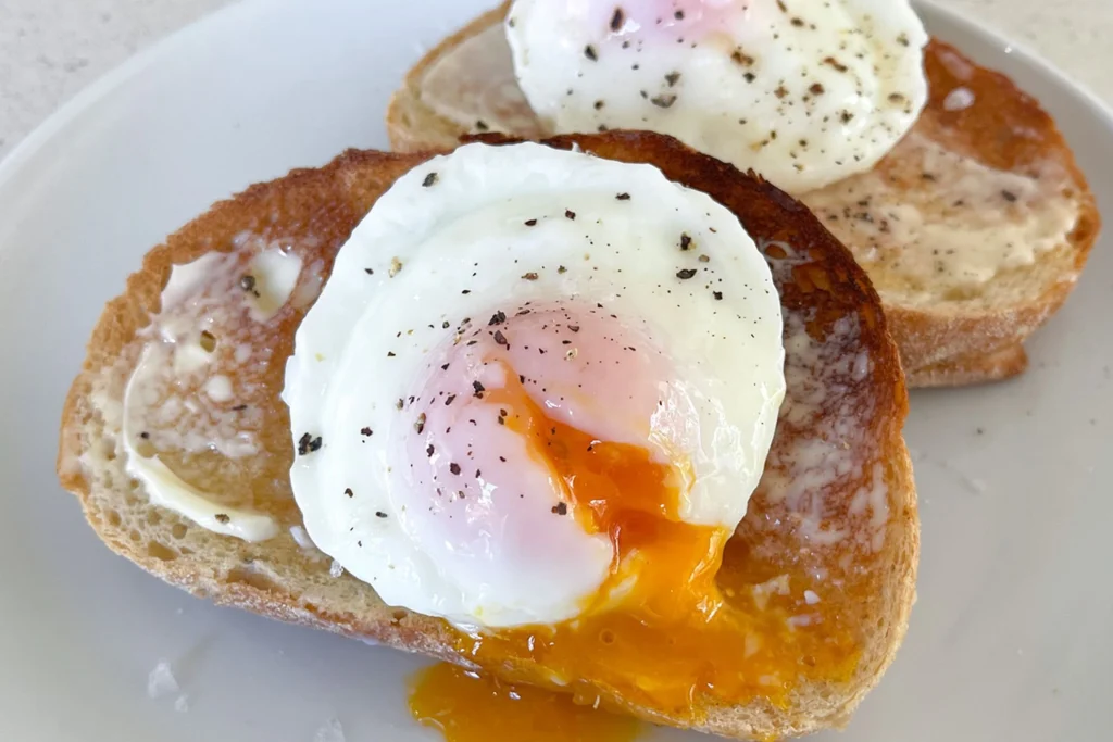 Air fryer Poached Eggs