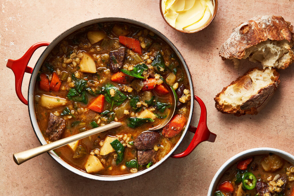 Beef And Barley Soup Recipe