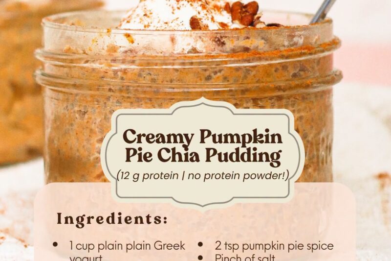 Easy Pumpkin Chia Pudding with Greek Yogurt for a Healthy Fall Breakfast