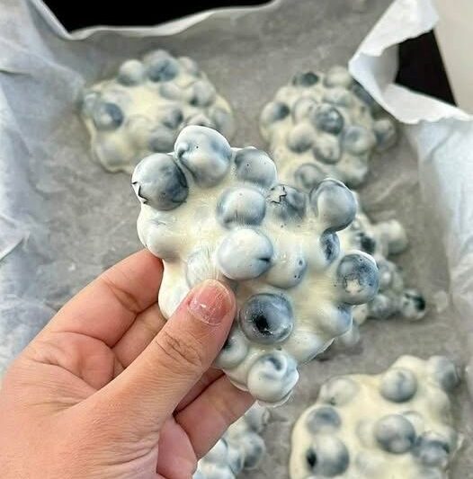 Easy High-Protein Blueberry Yogurt Clusters
