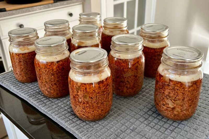 Easy Pressure Canned Ground Beef Recipe for High-Protein Storage