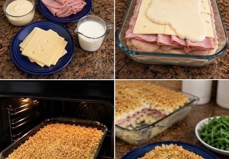 Easy High-Protein Chicken Cordon Bleu Casserole (Low-Carb & Keto)