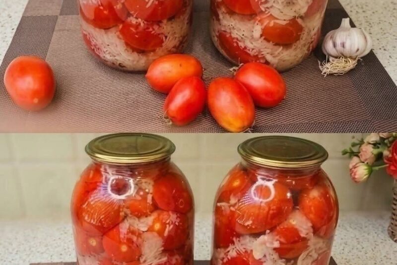Easy Canned Tomato in the Snow (High-Protein, Low-Carb)