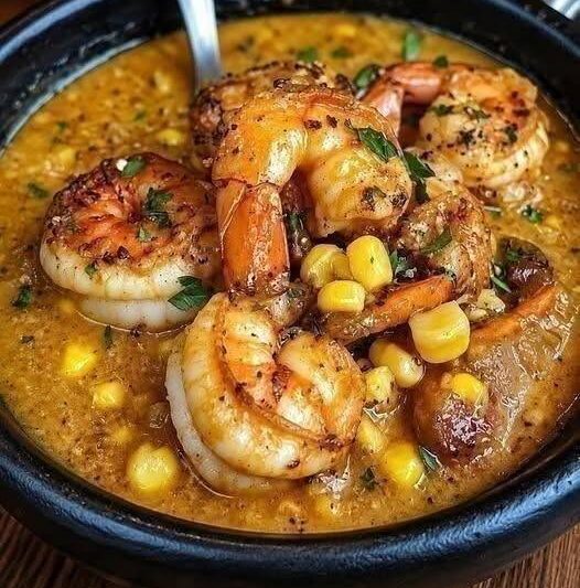 Easy Low-Carb New Orleans Shrimp and Corn Bisque (High-Protein Recipe)