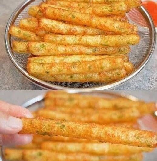 Crispy Golden Cheese-Stuffed Potato Fingers