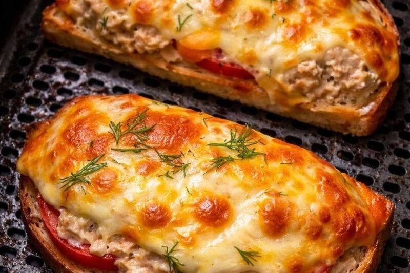Crispy Low-Carb Air Fryer Tuna Melt (High-Protein)