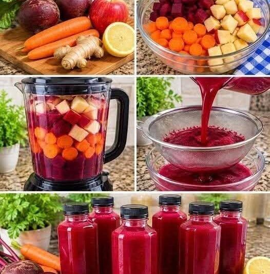Easy Fresh Apple Beetroot Carrot Juice (Nutrient-Packed)