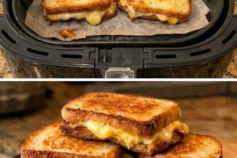 Air Fryer Grilled Cheese Sandwiches