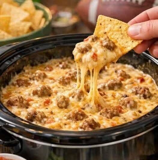 Crockpot Cheese Dip
