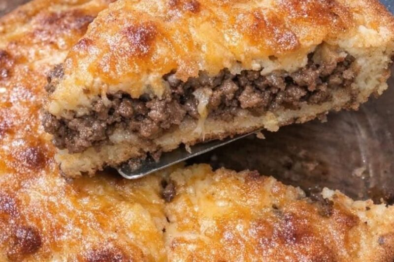 Impossible Cheeseburger Pie