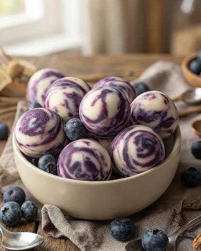 Easy High-Protein Blueberry Greek Yogurt Bites